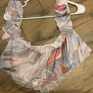 Nasty Gal Ruffle Top